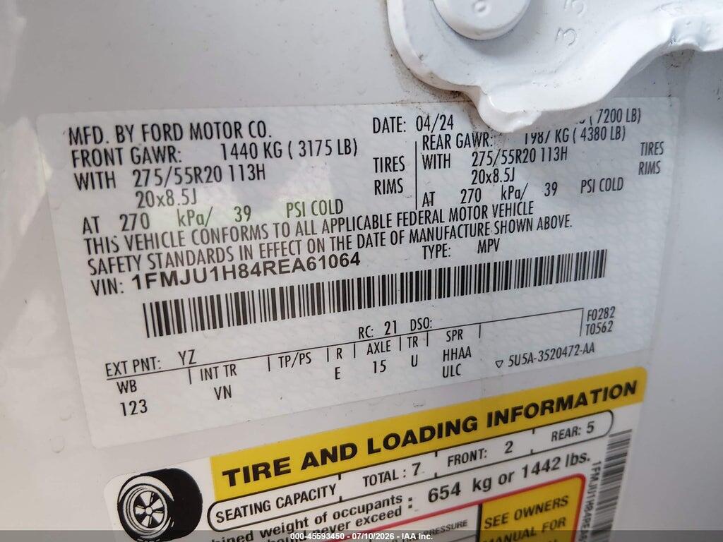 1FMJU1H84REA61064 2024 FORD EXPEDITION photo no. 9