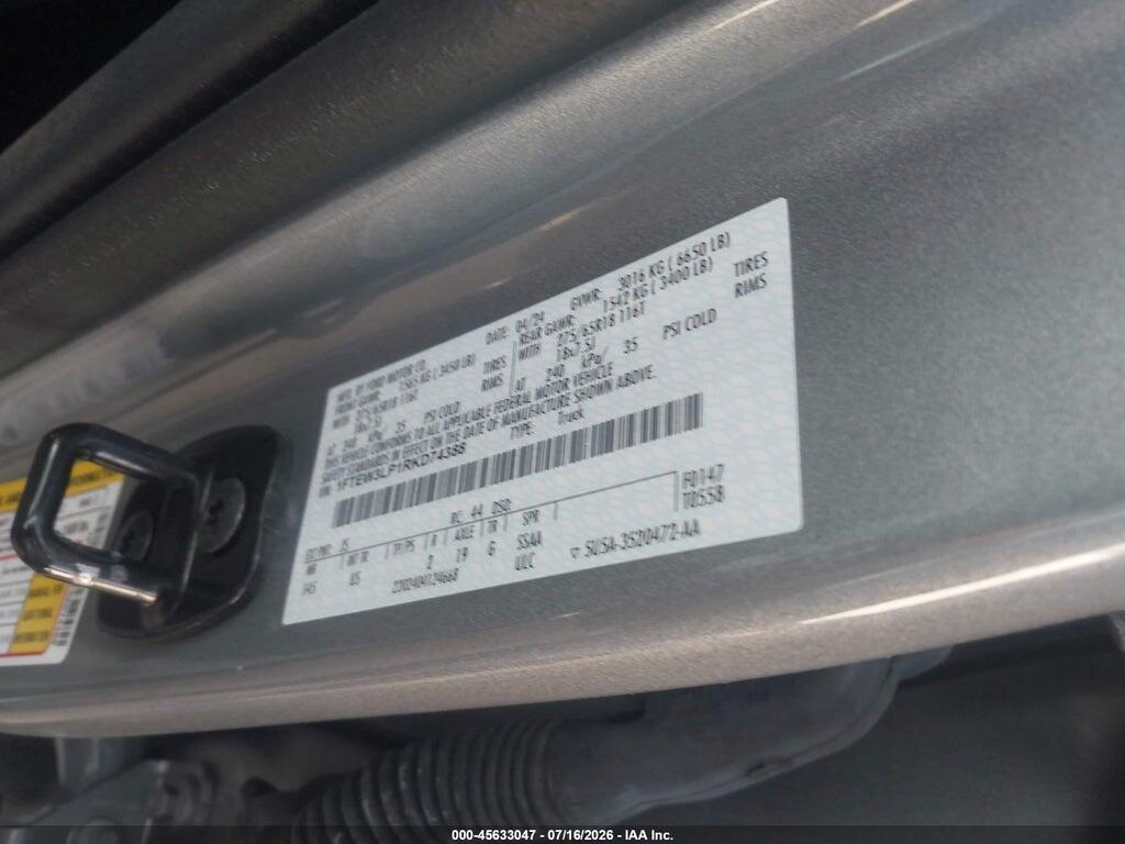 1FTEW3LP1RKD74388 2024 FORD F-150 photo no. 9