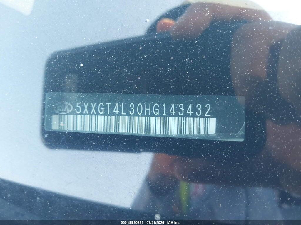 5XXGT4L30HG143432 2017 KIA OPTIMA photo no. 9