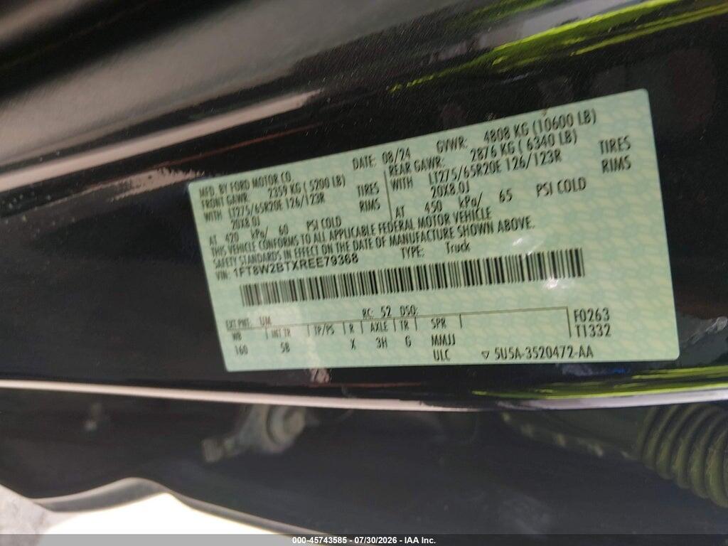 1FT8W2BTXREE79368 2024 FORD F-250 photo no. 8