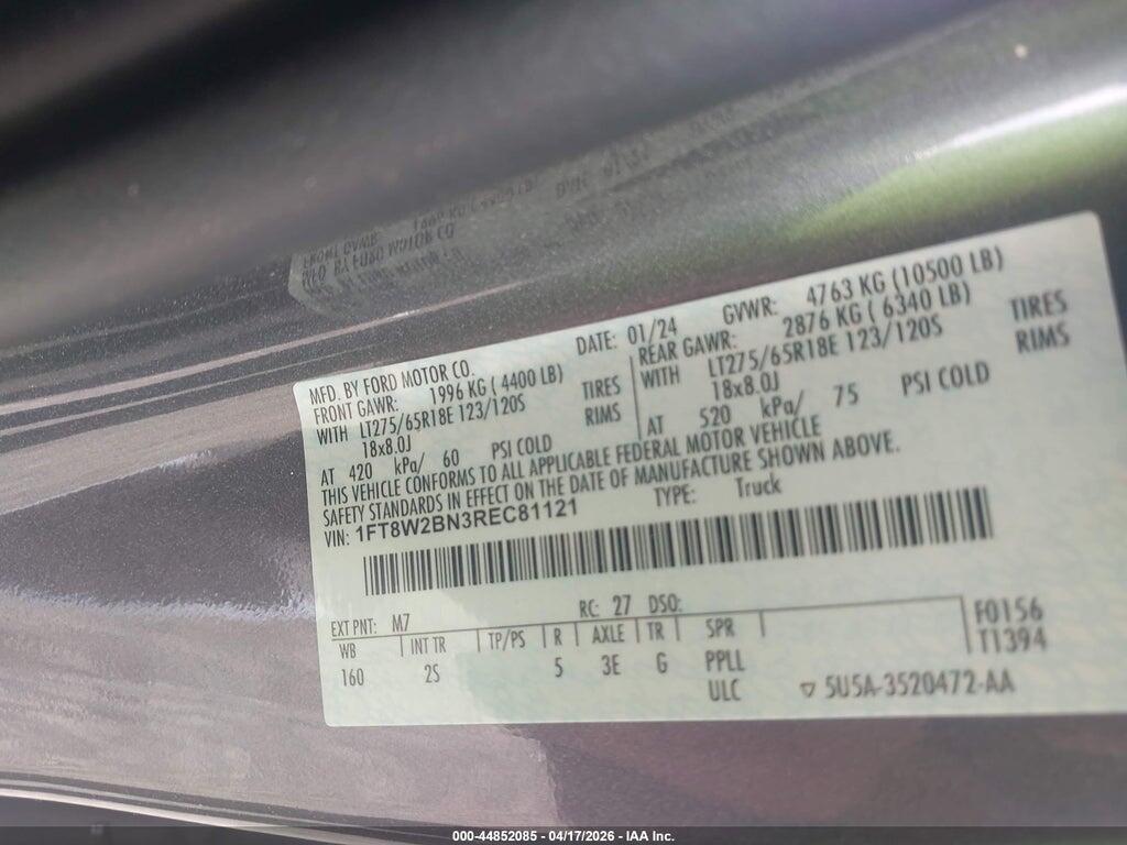 1FT8W2BN3REC81121 2024 FORD F-250 photo no. 8