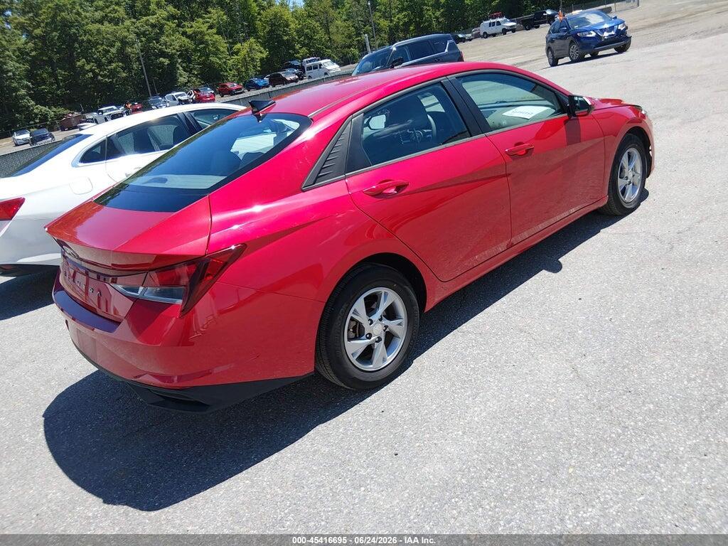 5NPLL4AG1MH047859 2021 HYUNDAI ELANTRA photo no. 4