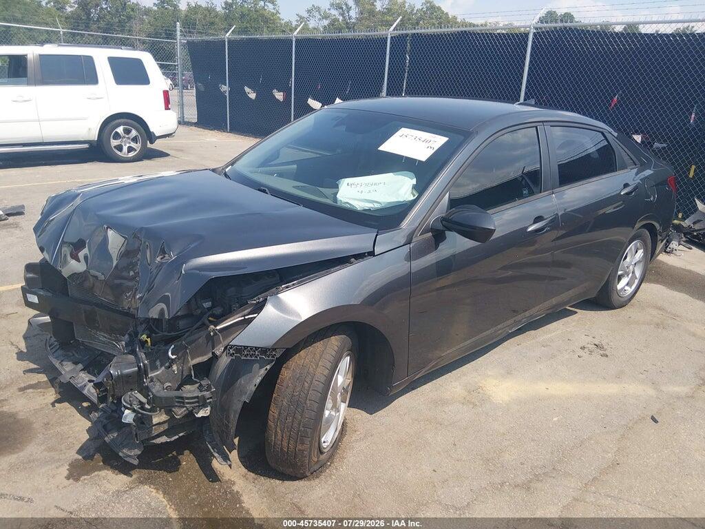 5NPLL4AG3MH020033 2021 HYUNDAI ELANTRA photo no. 2