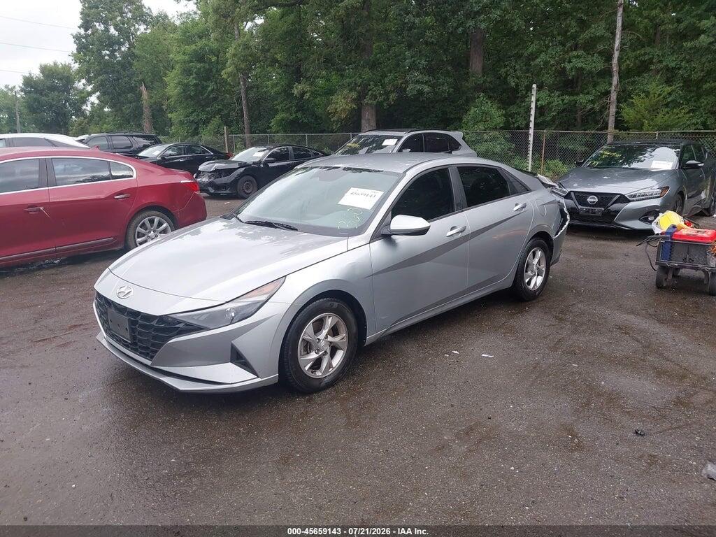 5NPLL4AG2MH027460 2021 HYUNDAI ELANTRA photo no. 2