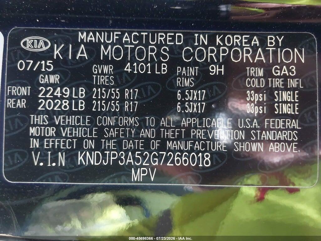 KNDJP3A52G7266018 2016 KIA SOUL photo no. 9