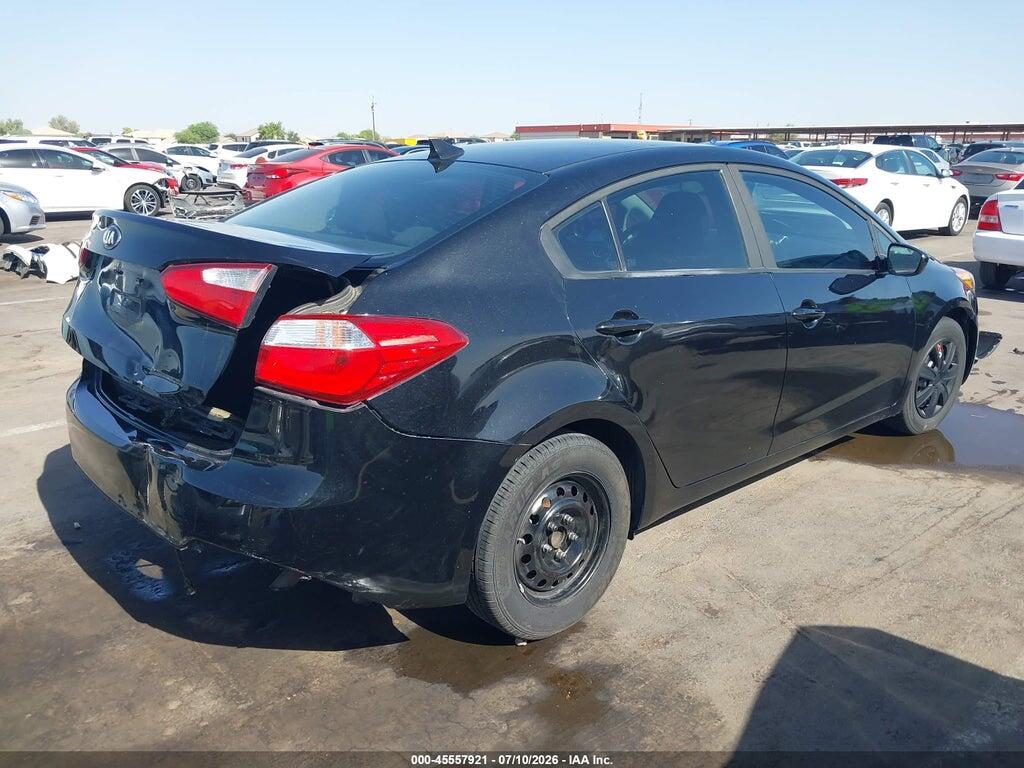 KNAFK4A62G5584345 2016 KIA FORTE photo no. 4
