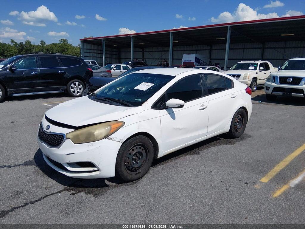 KNAFK4A69G5438847 2016 KIA FORTE photo no. 2
