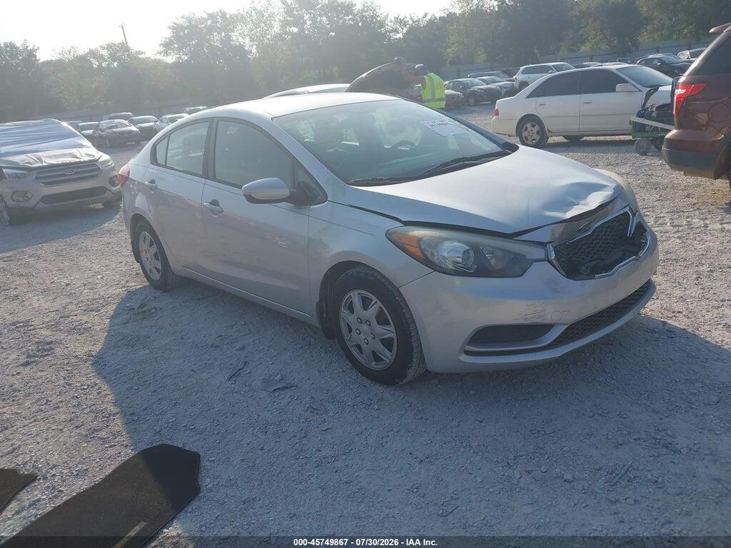 KNAFK4A63G5514109 2016 KIA FORTE photo no. 1