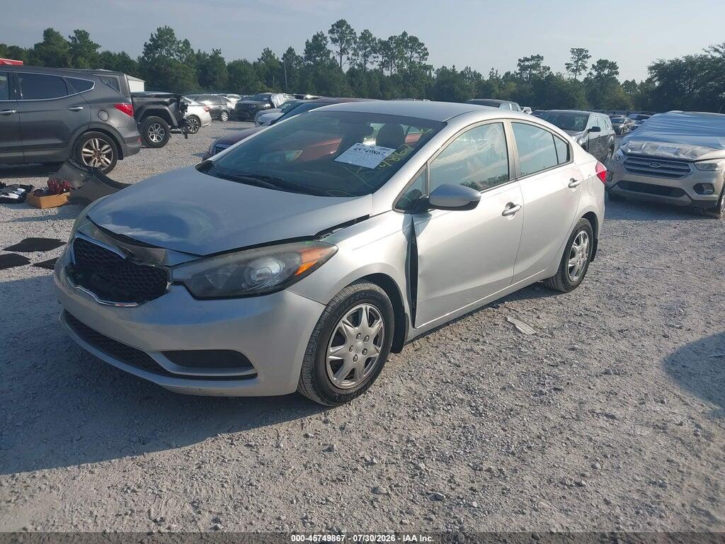 KNAFK4A63G5514109 2016 KIA FORTE photo no. 2