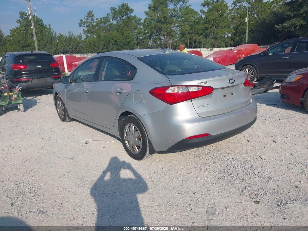 KNAFK4A63G5514109 2016 KIA FORTE photo no. 3
