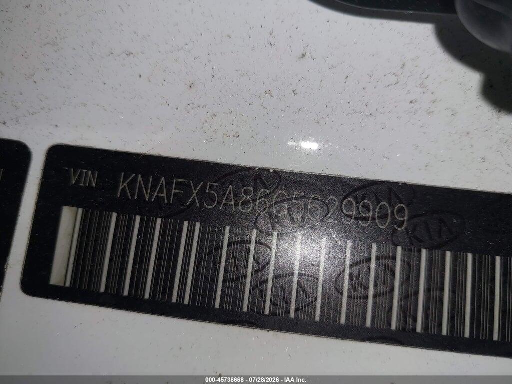 KNAFX5A86G5629909 2016 KIA FORTE photo no. 9