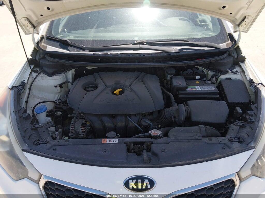 KNAFX4A64G5456707 2016 KIA FORTE photo no. 10