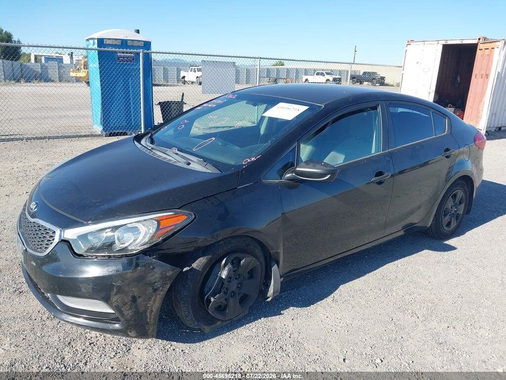KNAFK4A66G5545869 2016 KIA FORTE photo no. 2