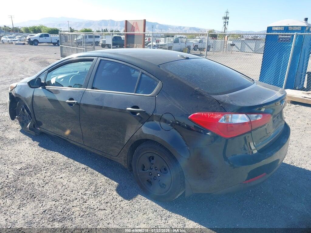 KNAFK4A66G5545869 2016 KIA FORTE photo no. 3