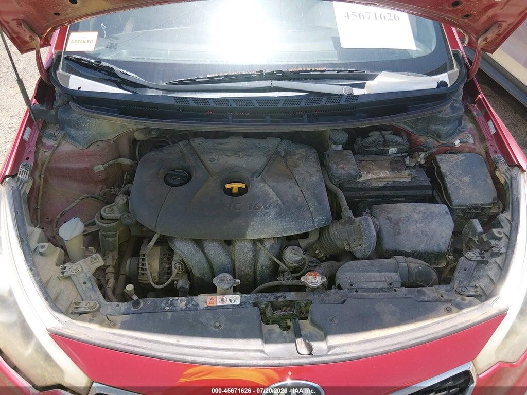 KNAFK4A66G5605407 2016 KIA FORTE photo no. 10
