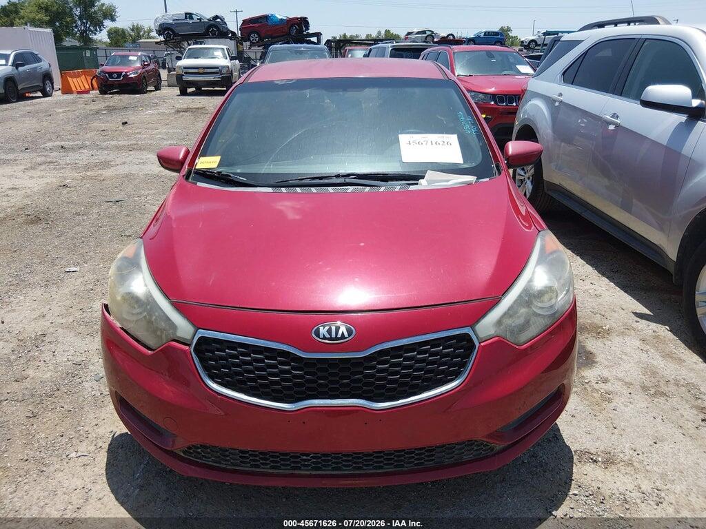 KNAFK4A66G5605407 2016 KIA FORTE photo no. 12
