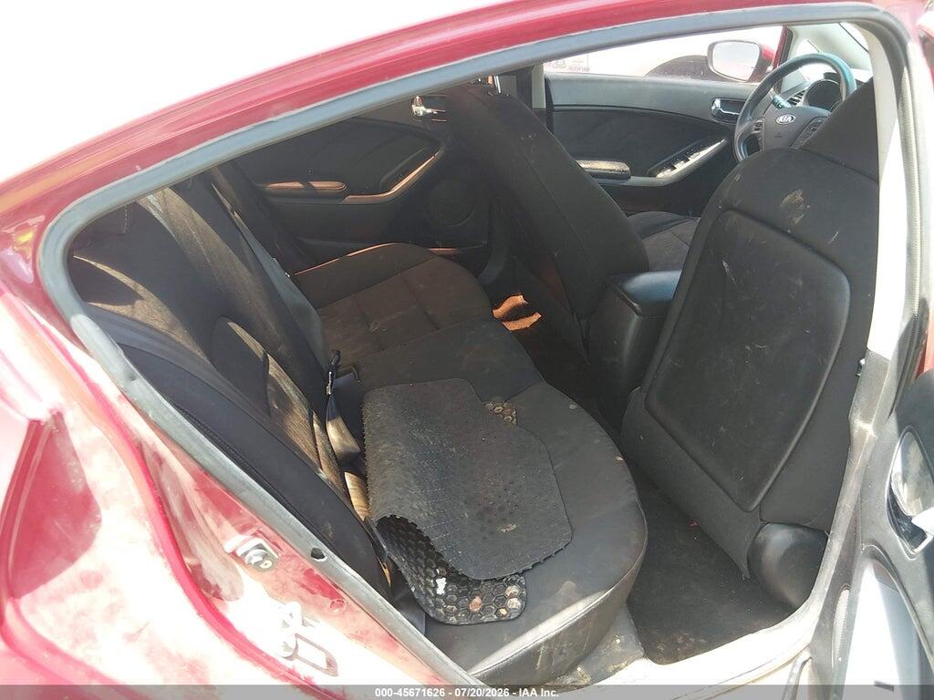 KNAFK4A66G5605407 2016 KIA FORTE photo no. 8