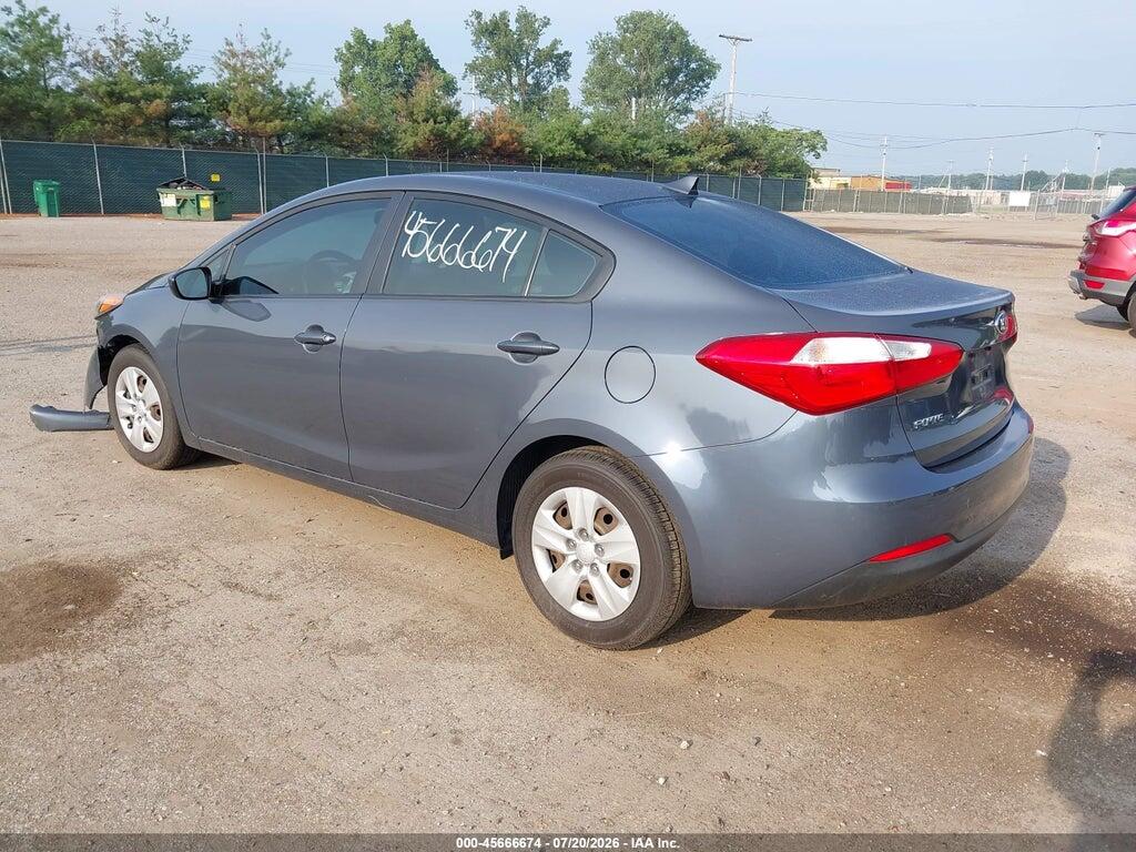 KNAFK4A62G5565827 2016 KIA FORTE photo no. 3