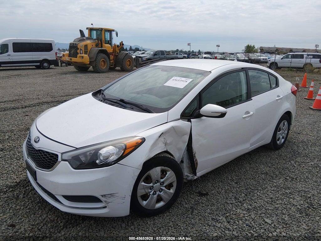 KNAFX4A64G5533155 2016 KIA FORTE photo no. 2