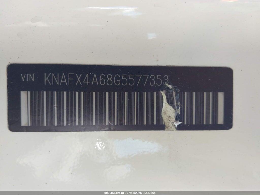 KNAFX4A68G5577353 2016 KIA FORTE photo no. 9