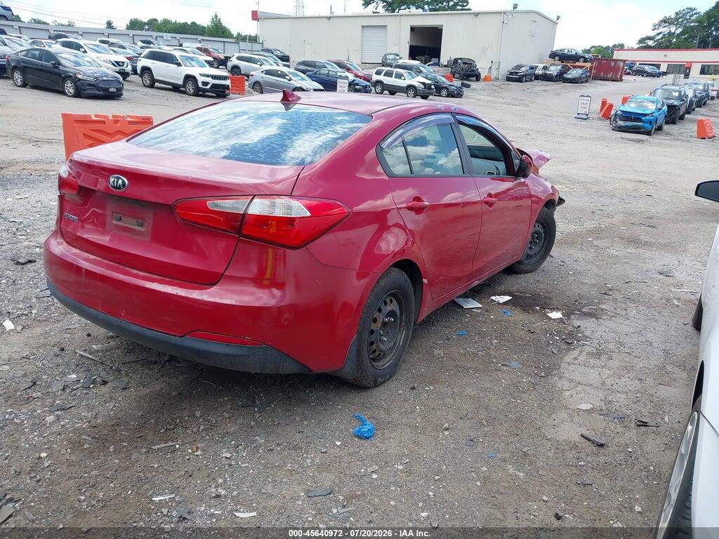KNAFK4A68G5548840 2016 KIA FORTE photo no. 4