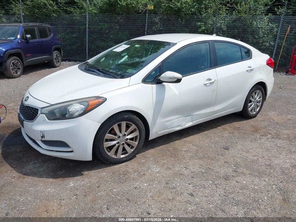KNAFX4A67G5491998 2016 KIA FORTE photo no. 2