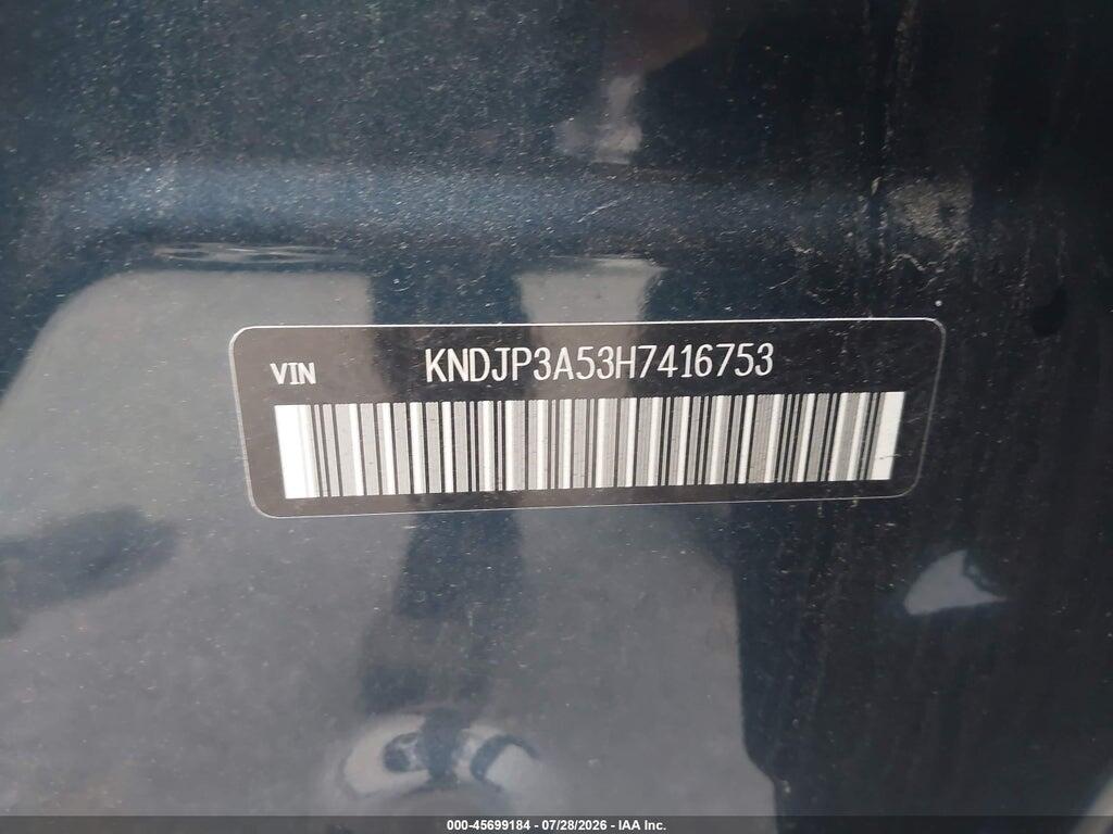 KNDJP3A53H7416753 2017 KIA SOUL photo no. 9