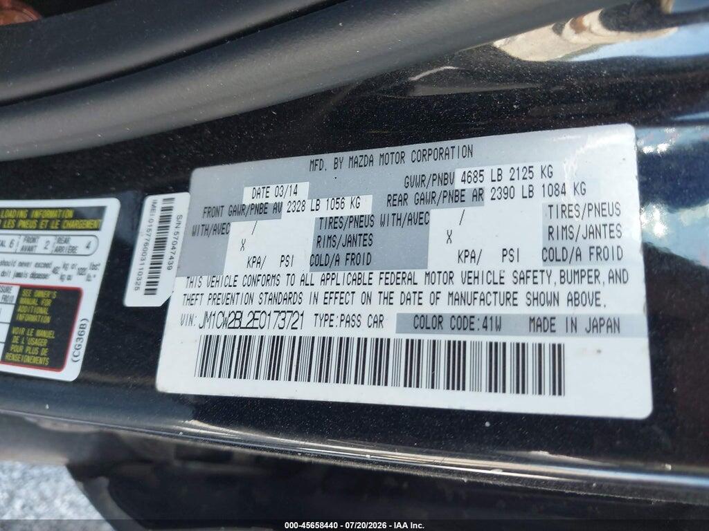 JM1CW2BL2E0173721 2014 MAZDA MAZDA5 photo no. 9