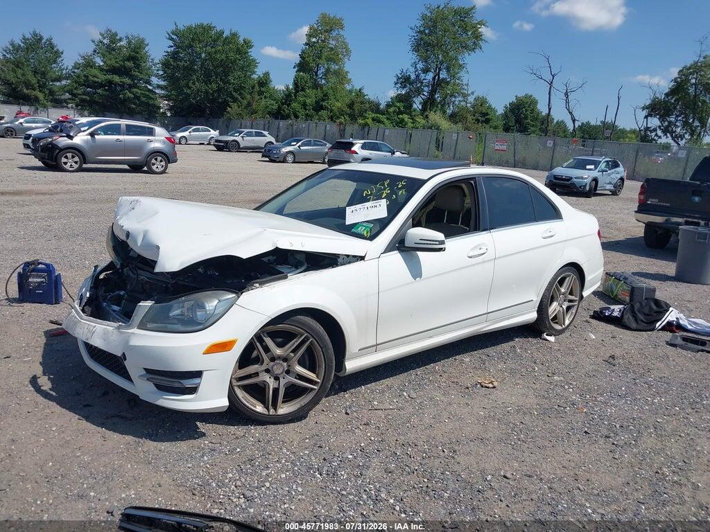WDDGF4HB2EA954086 2014 MERCEDES-BENZ C 250 photo no. 2