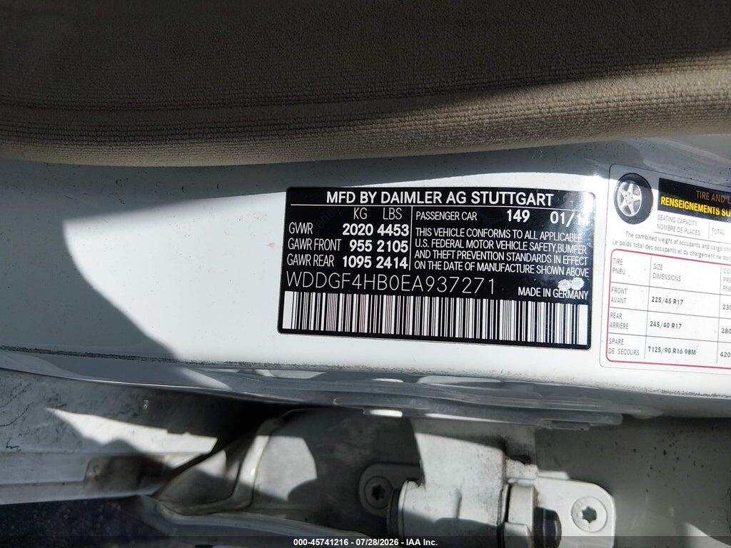 WDDGF4HB0EA937271 2014 MERCEDES-BENZ C 250 photo no. 9