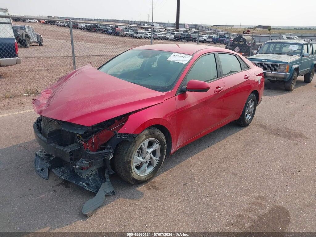 5NPLL4AG6MH036985 2021 HYUNDAI ELANTRA photo no. 2