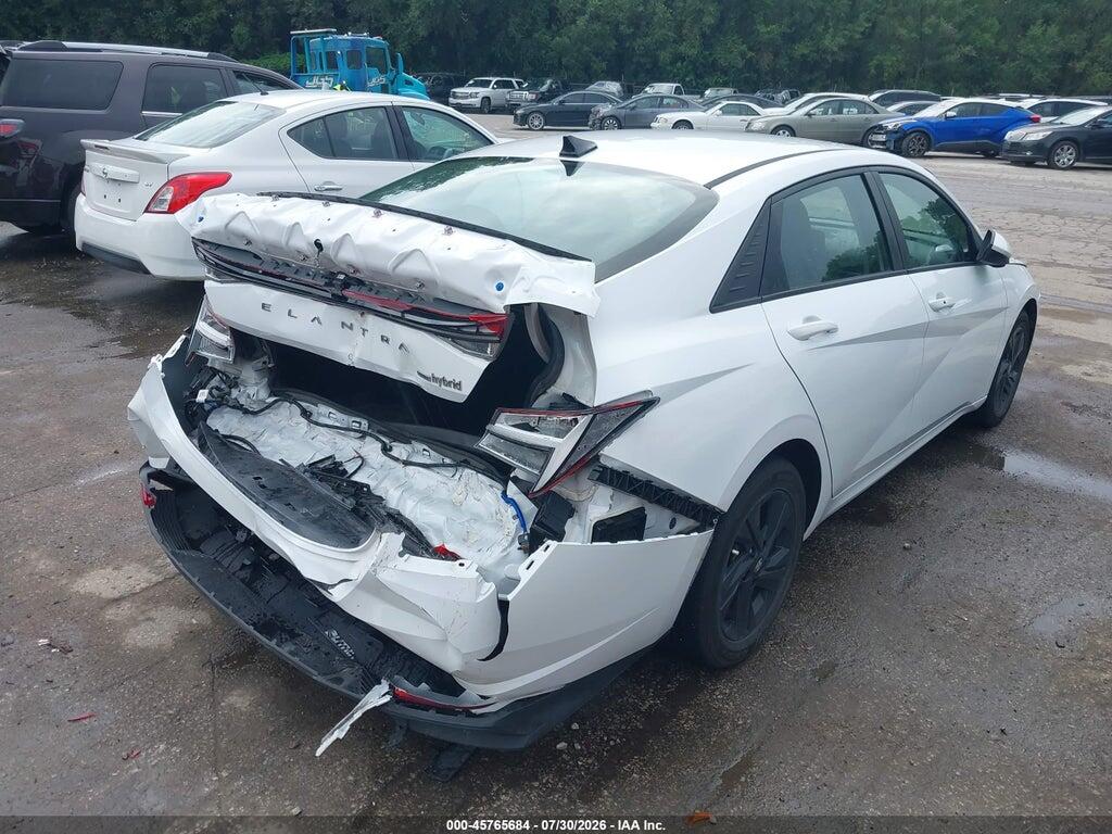 KMHLM4AJ4MU004059 2021 HYUNDAI ELANTRA HYBRID photo no. 4