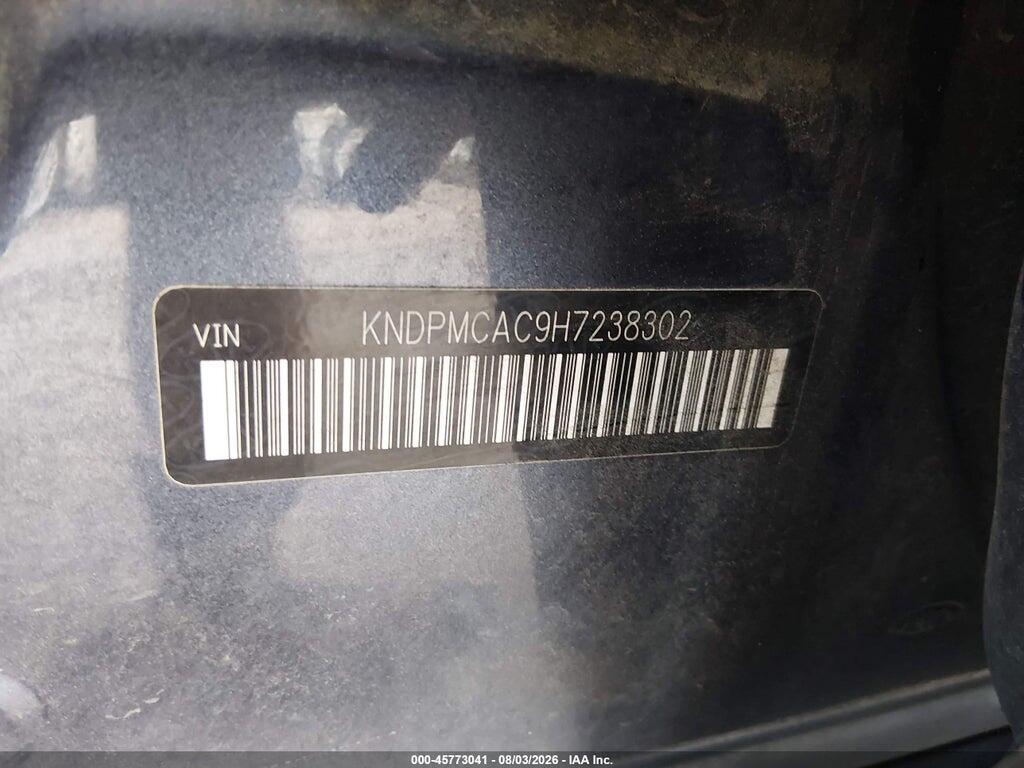 KNDPMCAC9H7238302 2017 KIA SPORTAGE photo no. 9