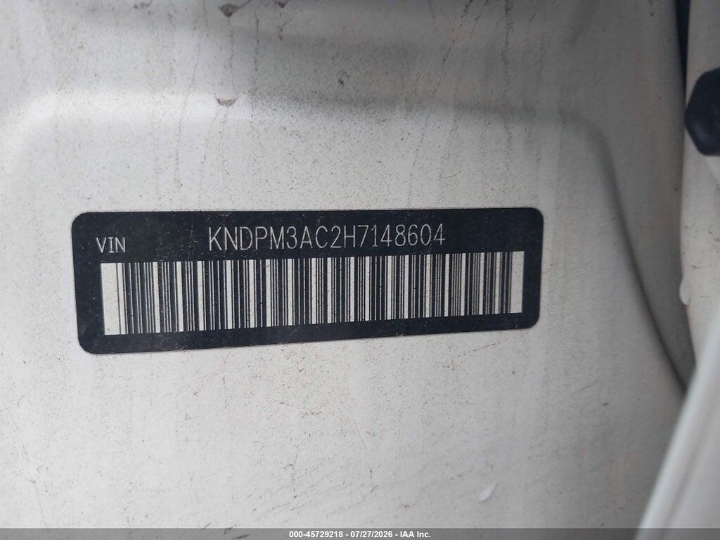 KNDPM3AC2H7148604 2017 KIA SPORTAGE photo no. 9