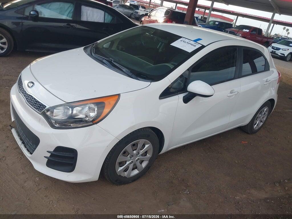 KNADN5A35G6645093 2016 KIA RIO photo no. 2