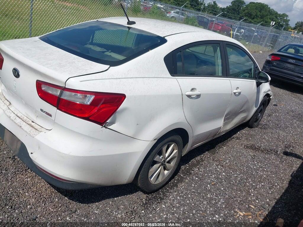 KNADN4A37G6626734 2016 KIA RIO photo no. 4