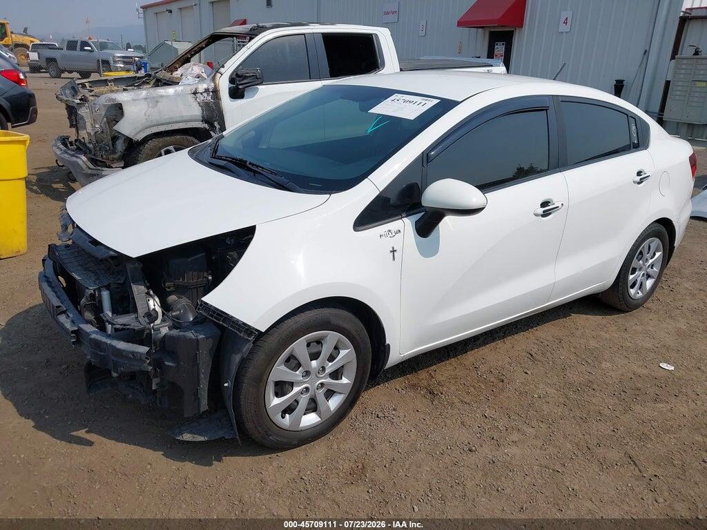 KNADM4A37G6633296 2016 KIA RIO photo no. 2