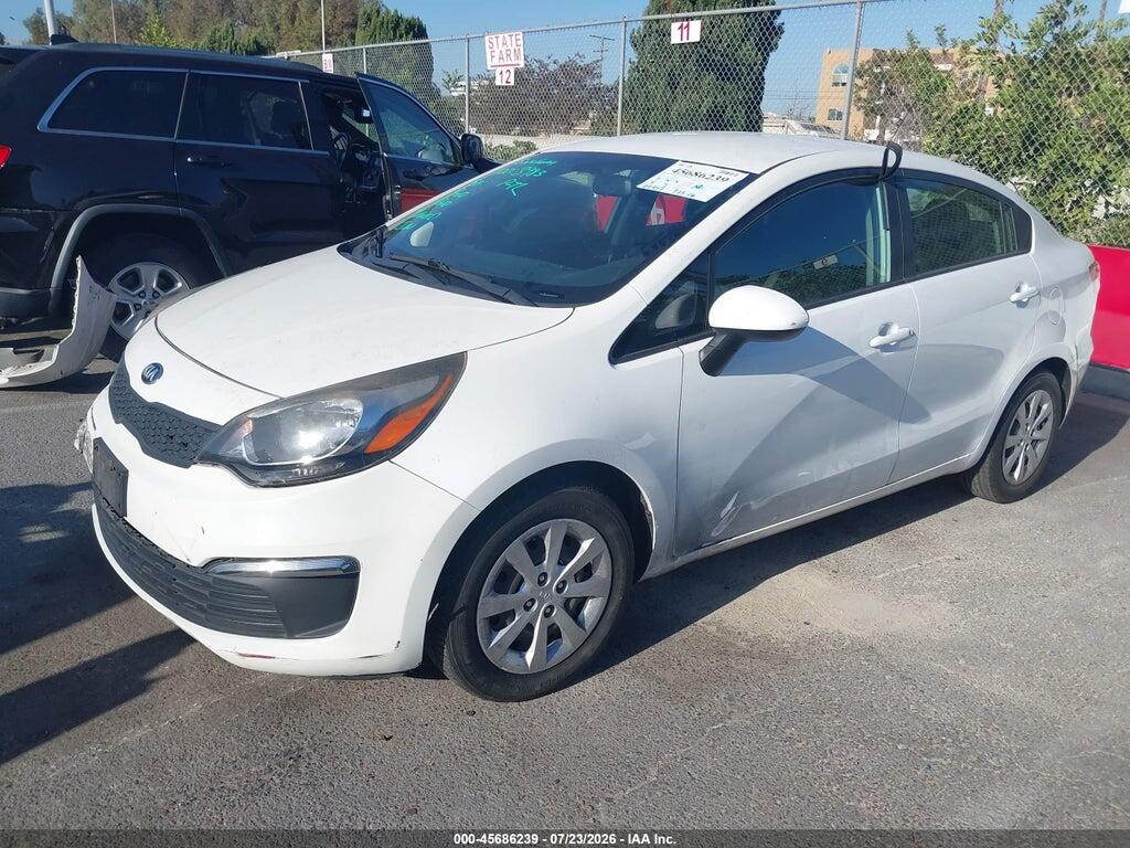 KNADM4A3XG6646754 2016 KIA RIO photo no. 2