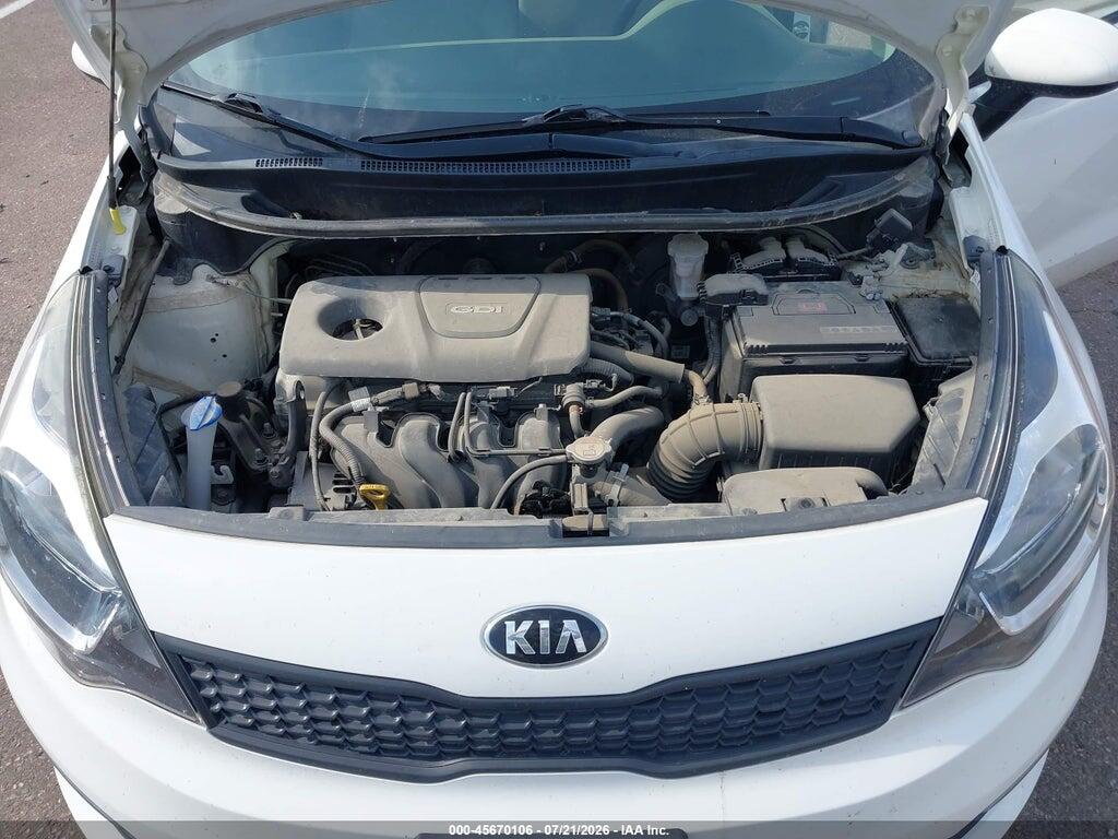 KNADM4A38G6621285 2016 KIA RIO photo no. 10