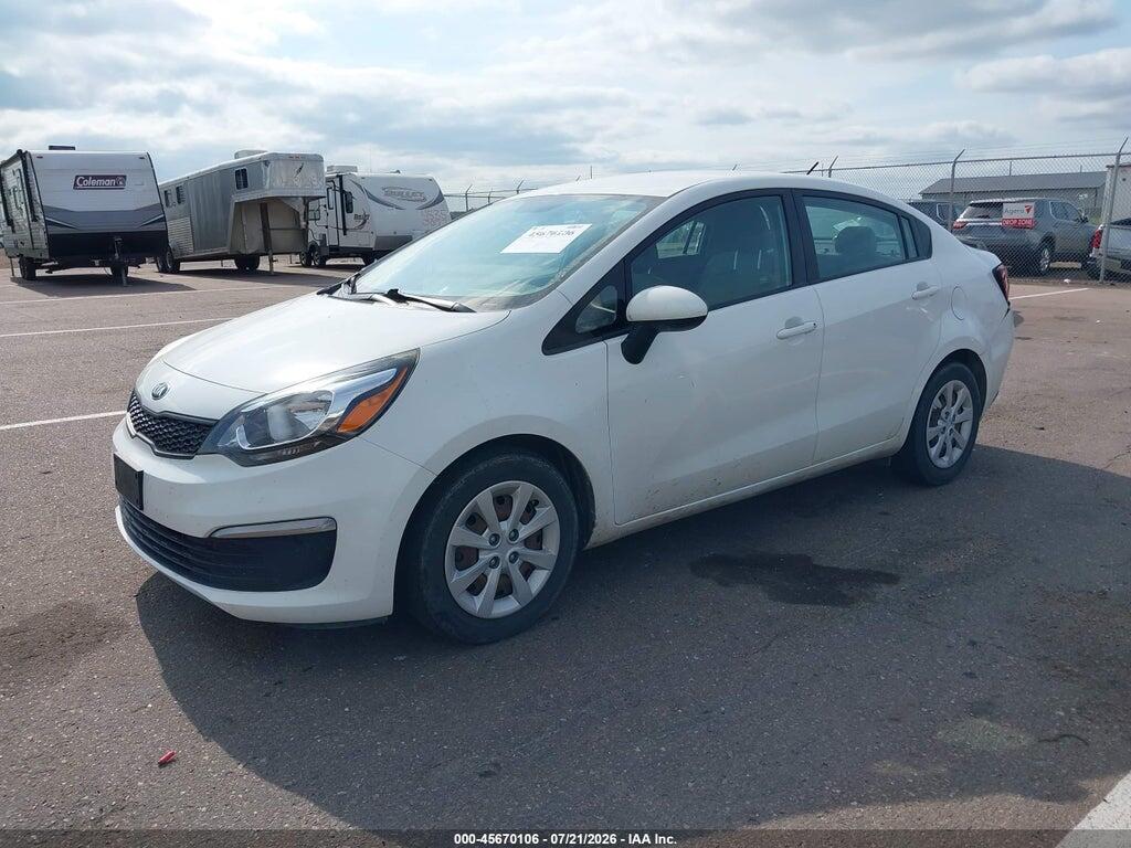 KNADM4A38G6621285 2016 KIA RIO photo no. 2