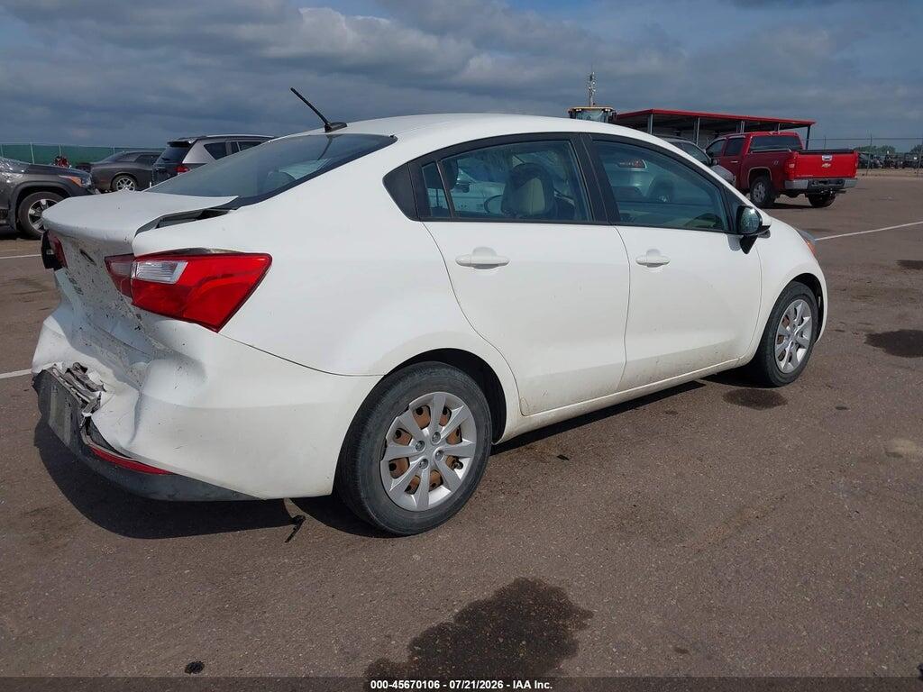 KNADM4A38G6621285 2016 KIA RIO photo no. 4