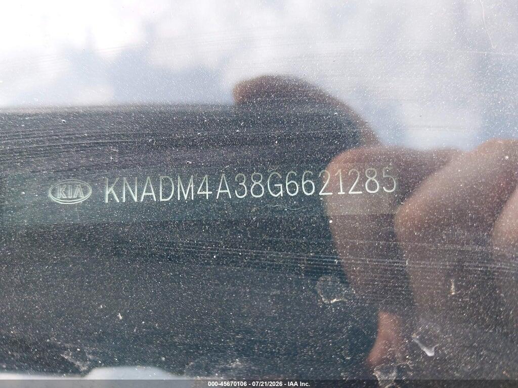 KNADM4A38G6621285 2016 KIA RIO photo no. 9