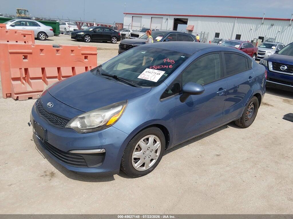 KNADM4A35G6565189 2016 KIA RIO photo no. 2
