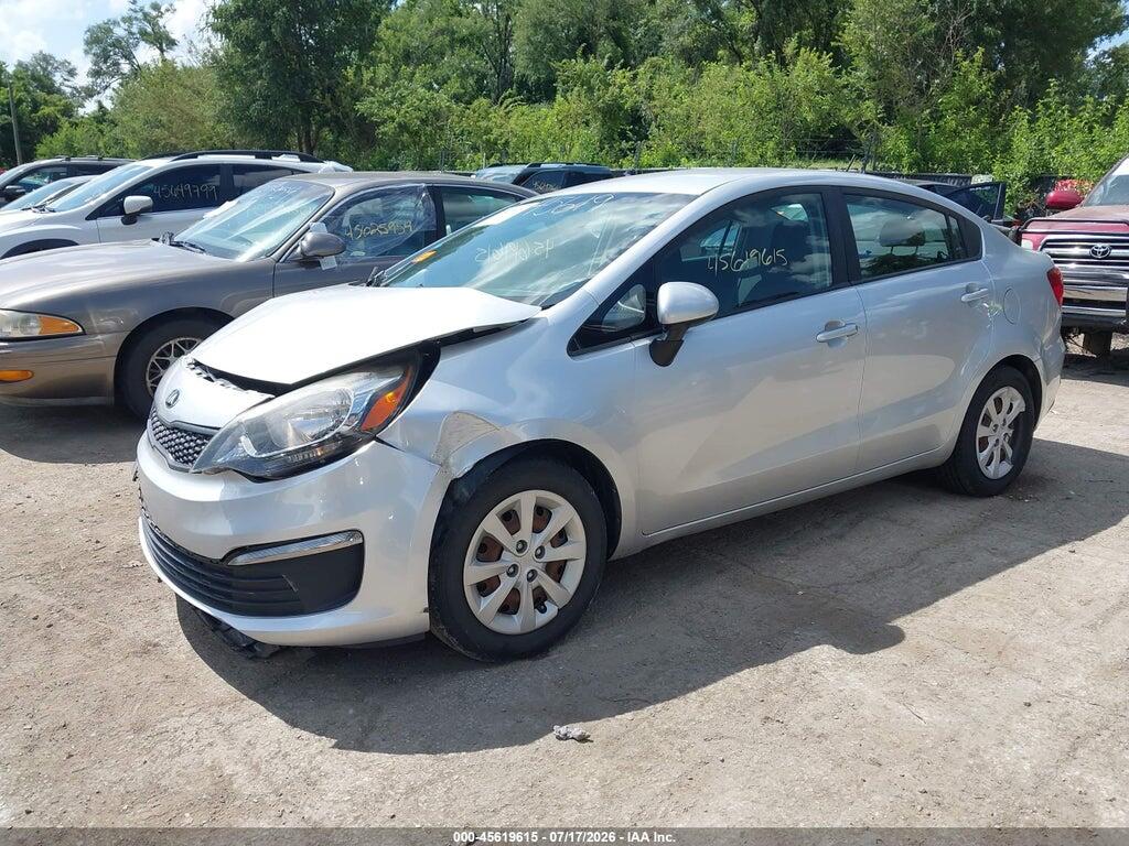 KNADM4A3XG6639416 2016 KIA RIO photo no. 2