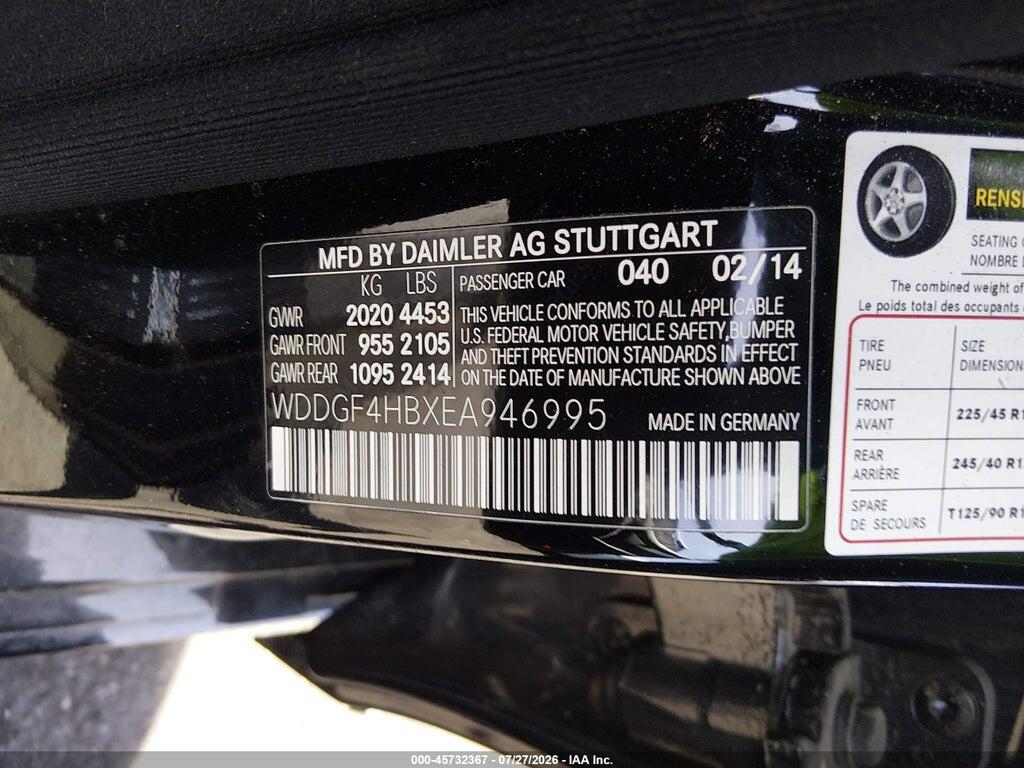 WDDGF4HBXEA946995 2014 MERCEDES-BENZ C 250 photo no. 9
