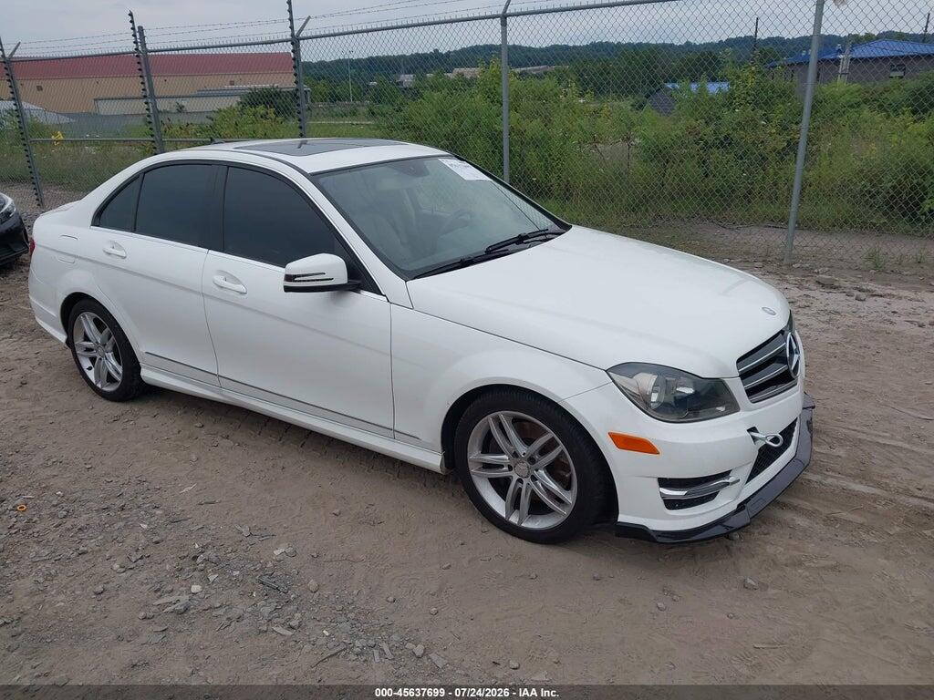 WDDGF8AB2EG163054 2014 MERCEDES-BENZ C 300 photo no. 1