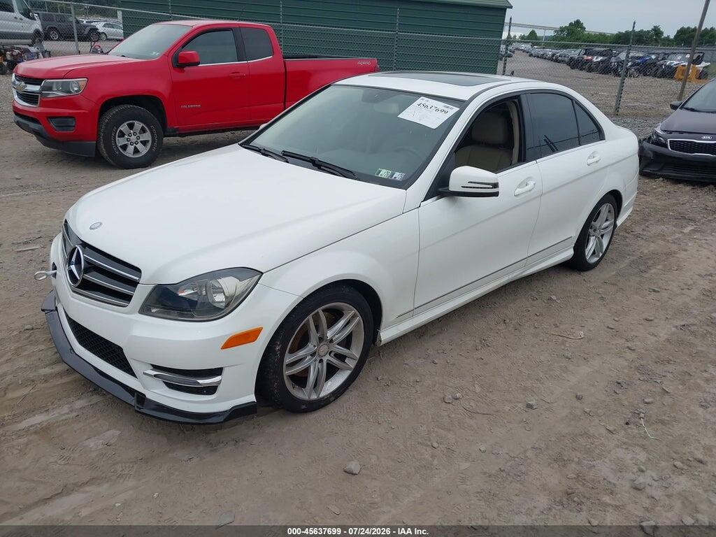 WDDGF8AB2EG163054 2014 MERCEDES-BENZ C 300 photo no. 2