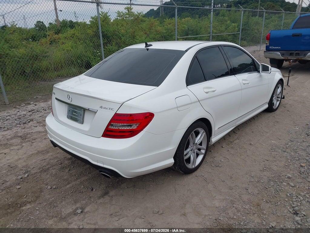 WDDGF8AB2EG163054 2014 MERCEDES-BENZ C 300 photo no. 4