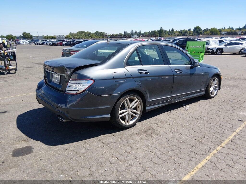 WDDGF8AB2EA895638 2014 MERCEDES-BENZ C 300 photo no. 4