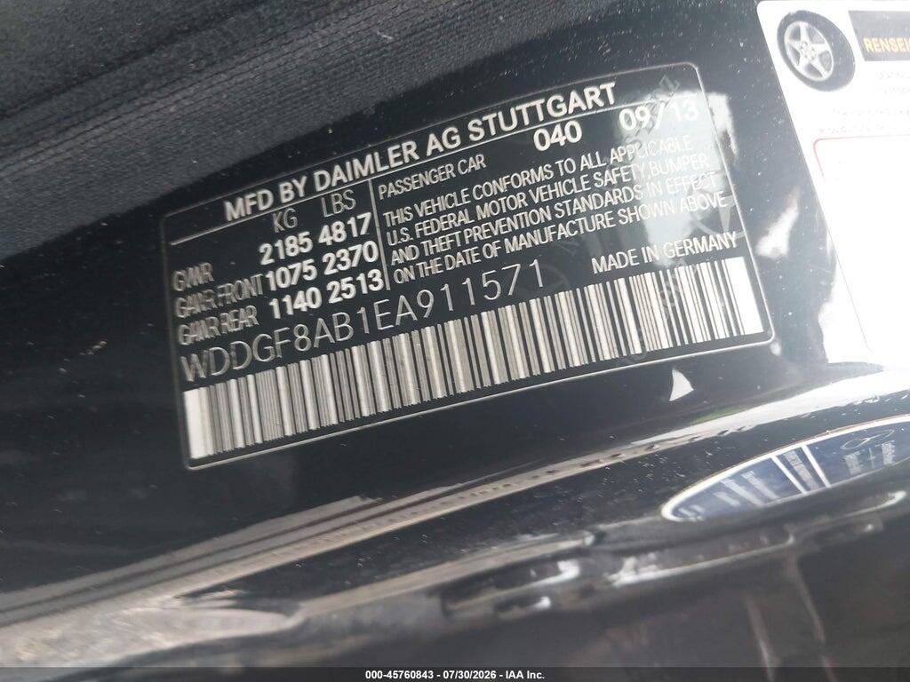 WDDGF8AB1EA911571 2014 MERCEDES-BENZ C 300 photo no. 9